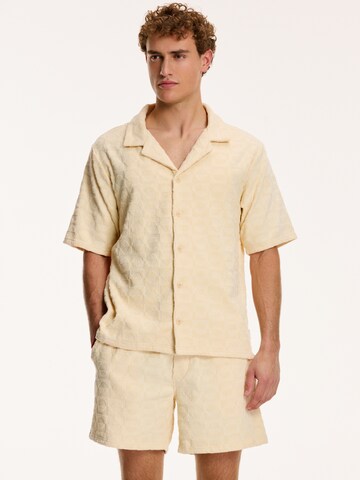 Shiwi Comfort Fit Hemd in Beige: predná strana