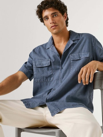 Comfort fit Camicia 'Paulo' di Pepe Jeans in blu