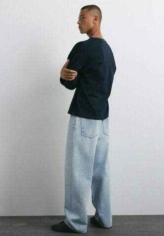 Pull&Bear Baggy Дънки в синьо