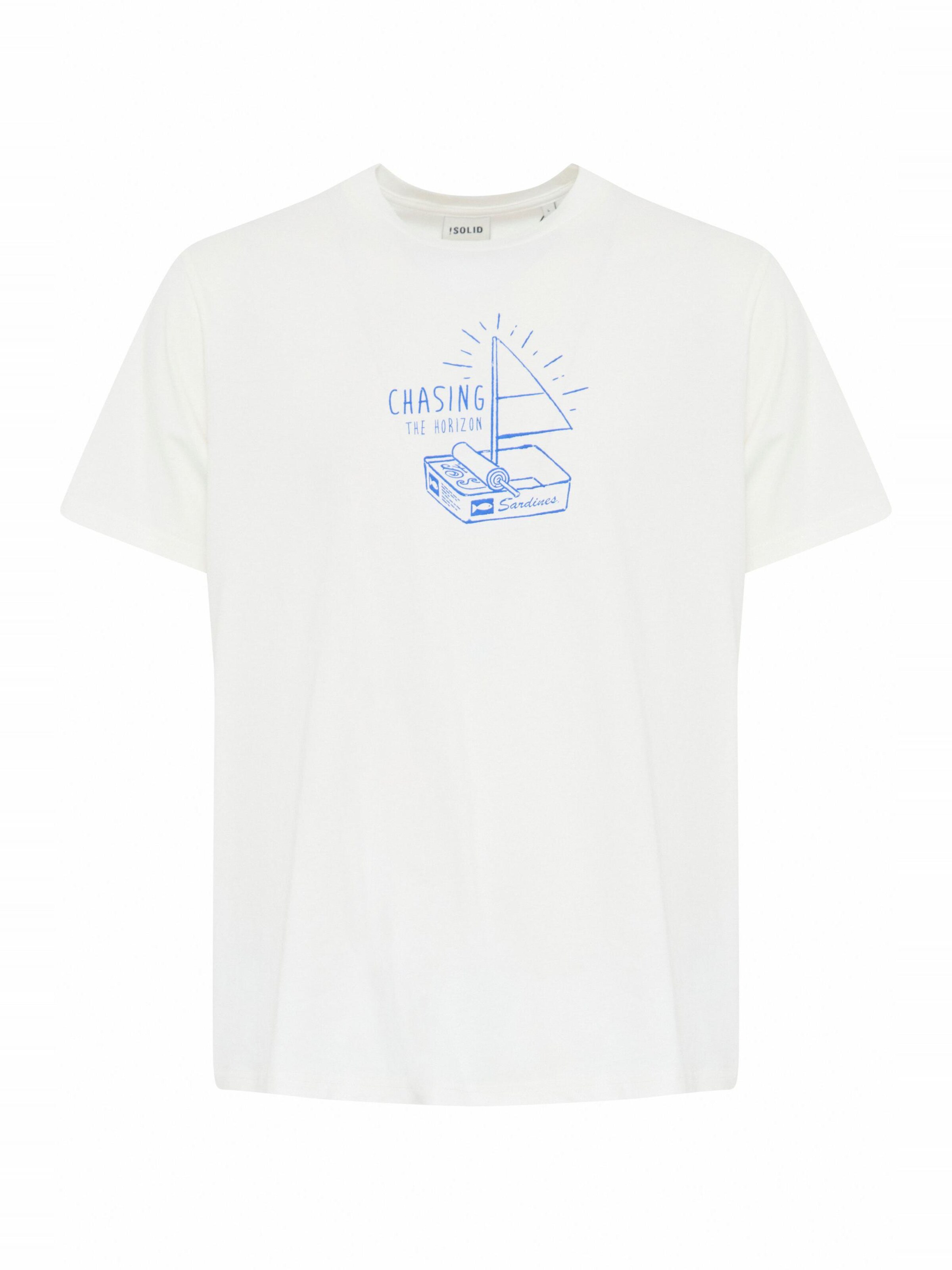 !Solid - Camisa em branco: frente