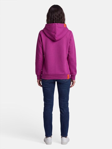 salzhaut Sweatshirt 'Sünn - Moin' in Lila: terug