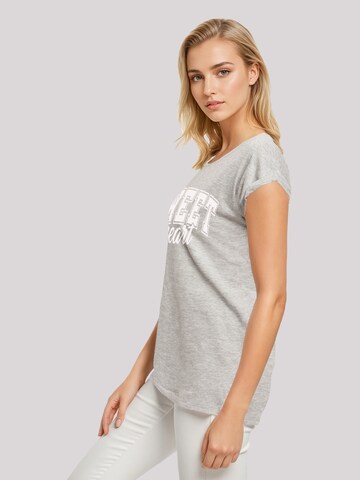 T-shirt 'Sweet Heart Uni Valentinstag' F4NT4STIC en gris