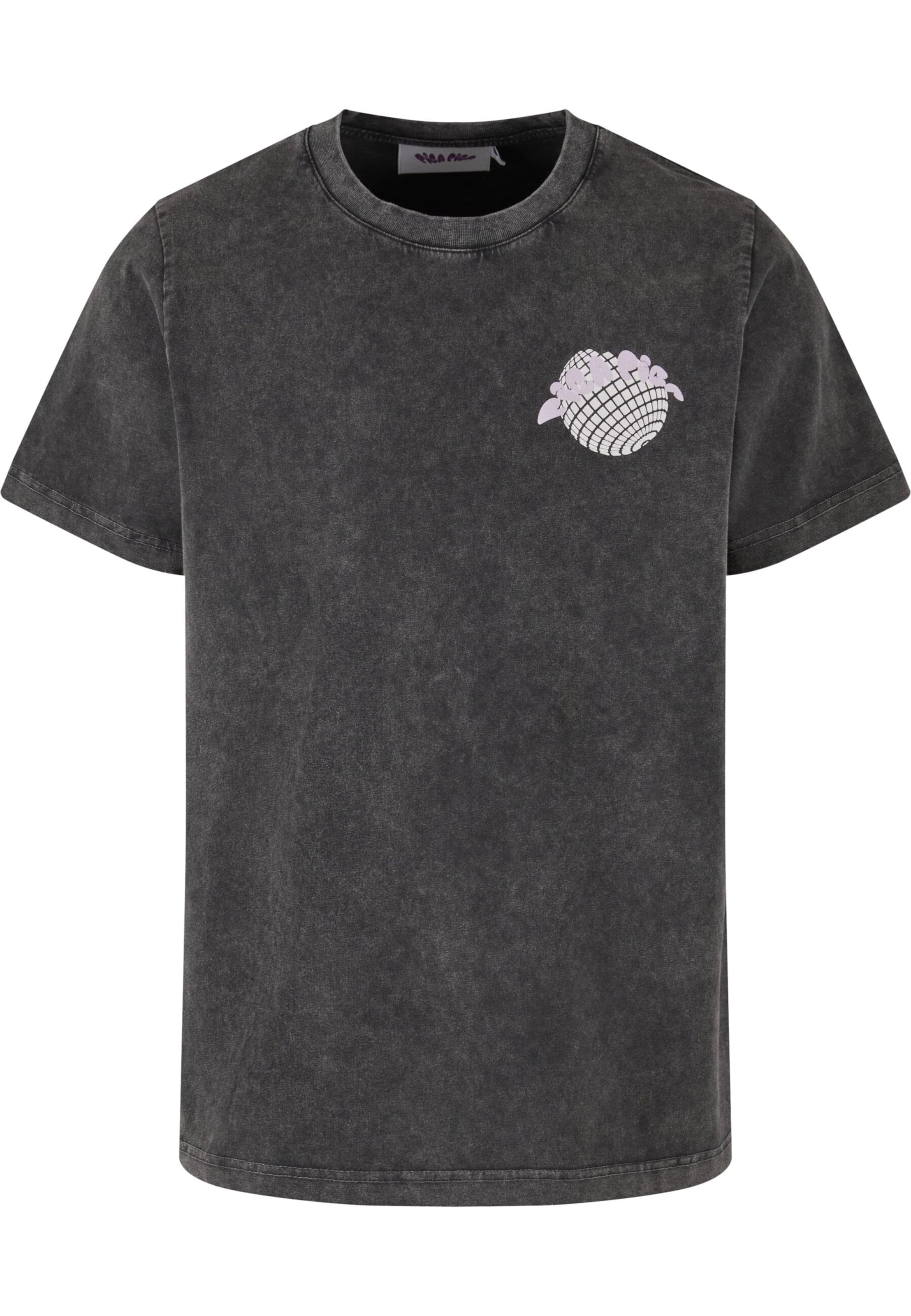 Pica Pica Shirt 'Mundo' in Zwart: voorkant