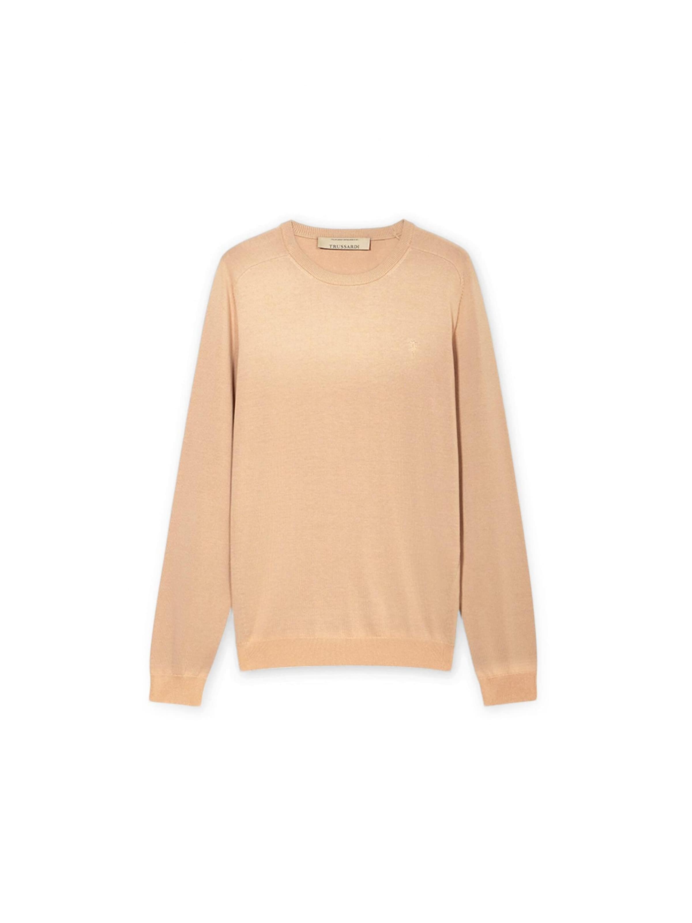 Pull-over Trussardi en beige : devant