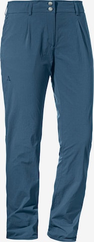 Regular Pantalon outdoor 'Cagliari' Schöffel en bleu : devant