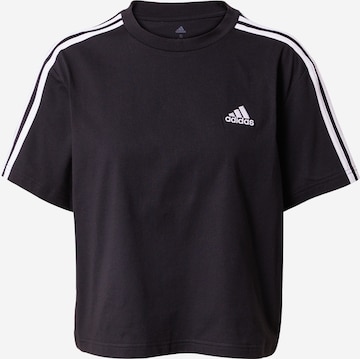 T-shirt 'Essentials' ADIDAS SPORTSWEAR en noir : devant