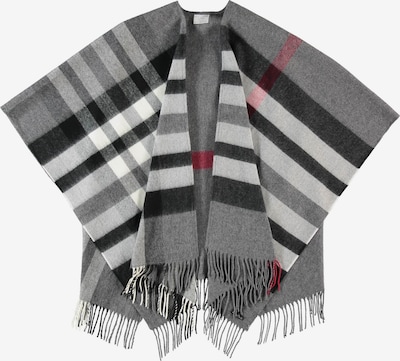 FRAAS Cape 'Ruana' in grau / hellgrau / dunkelgrau / rot / weiß, Produktansicht