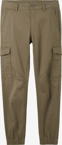 regular Pantaloni di TOM TAILOR in verde: frontale