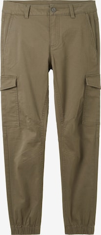 TOM TAILOR - regular Pantalón en verde: frente