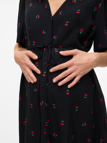Vero Moda Maternity Shirt Dress 'VMMAlba' in Black