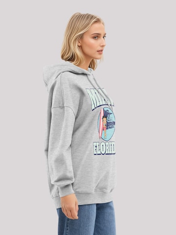 Sweat-shirt 'Betty Boop Miami Florida Surf Scene' F4NT4STIC en gris