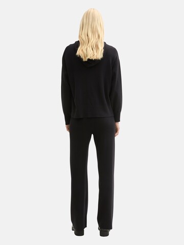 TOM TAILOR DENIM Loosefit Hose in Schwarz