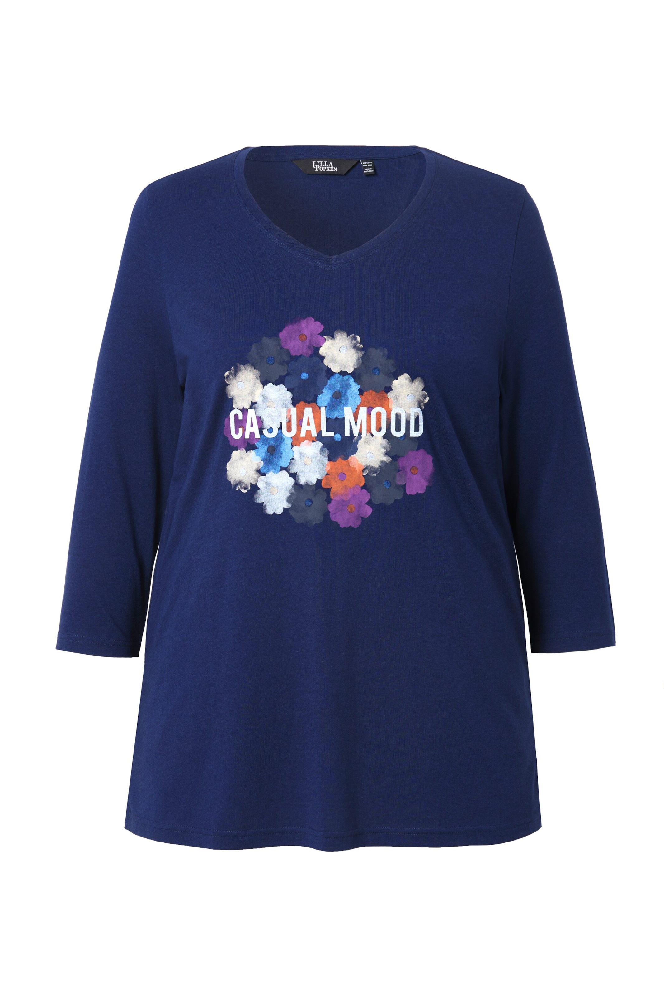 Ulla Popken Shirt in Blauw: voorkant