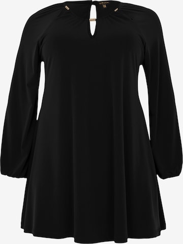 YOEK Tunic in Black: front