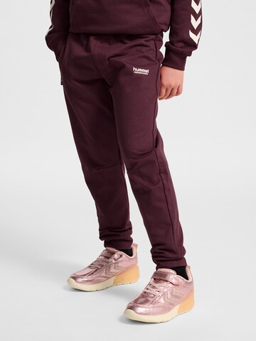 Hummel Tapered Sportsbukser i rød: forside