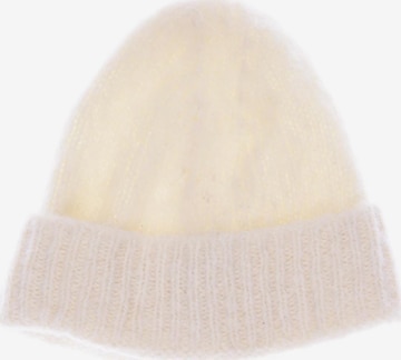 hessnatur Hat & Cap in One size in White: front