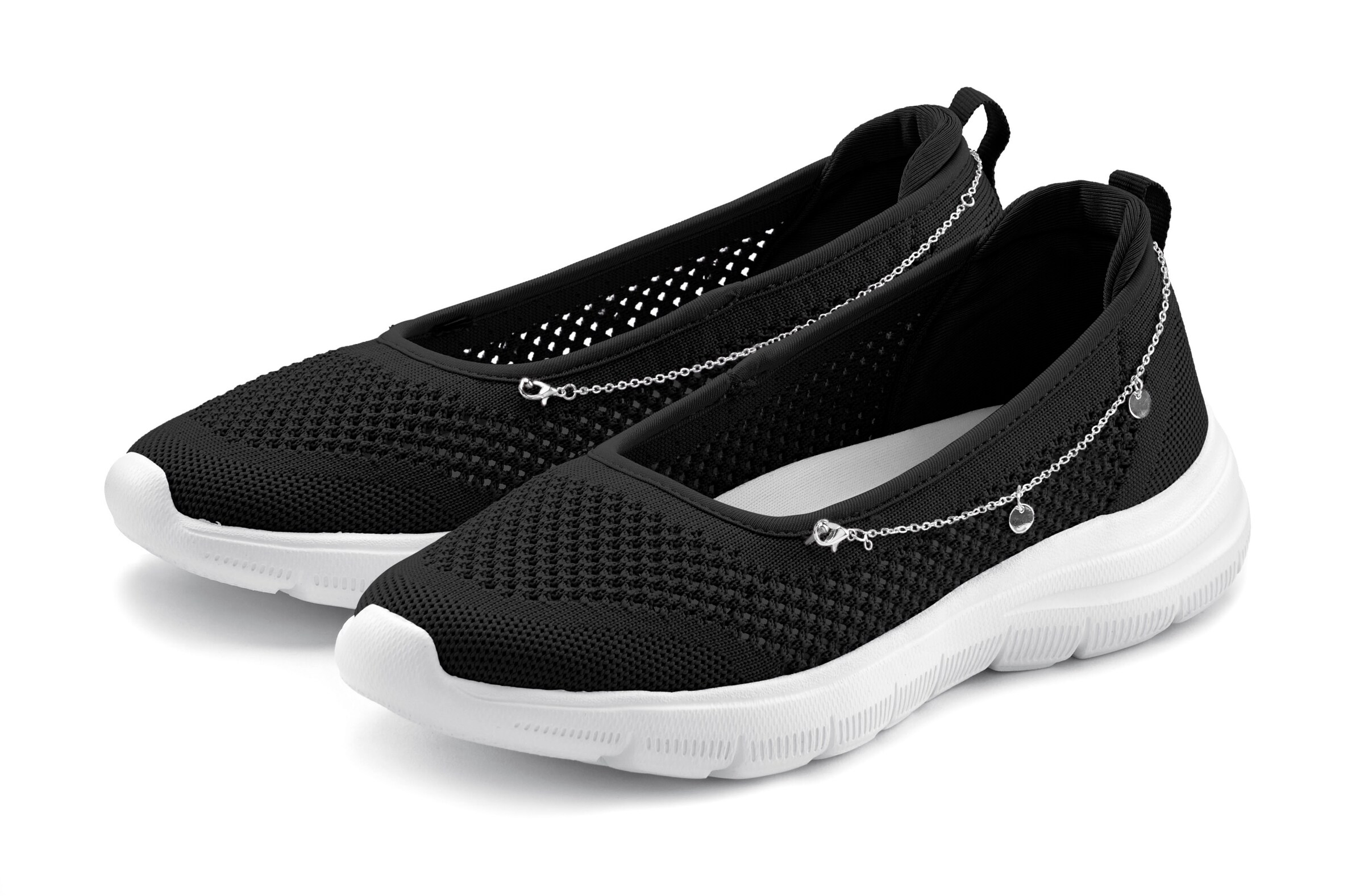 LASCANA Ballerina i svart