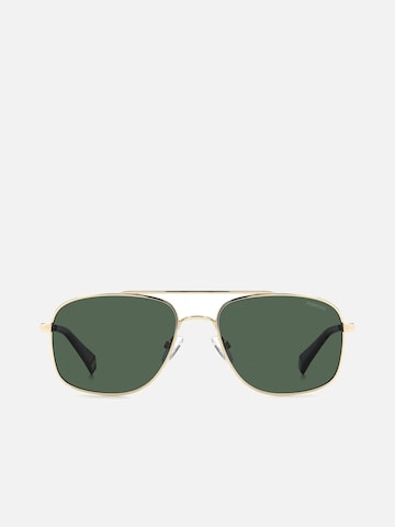 Polaroid Zonnebril 'Polaroid PLD 6235/S/X Gold green 56/17/145 MAN Sunglasses' in Goud: voorkant