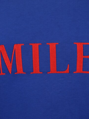 Smiles Sweatshirt 'Jay' in Blau