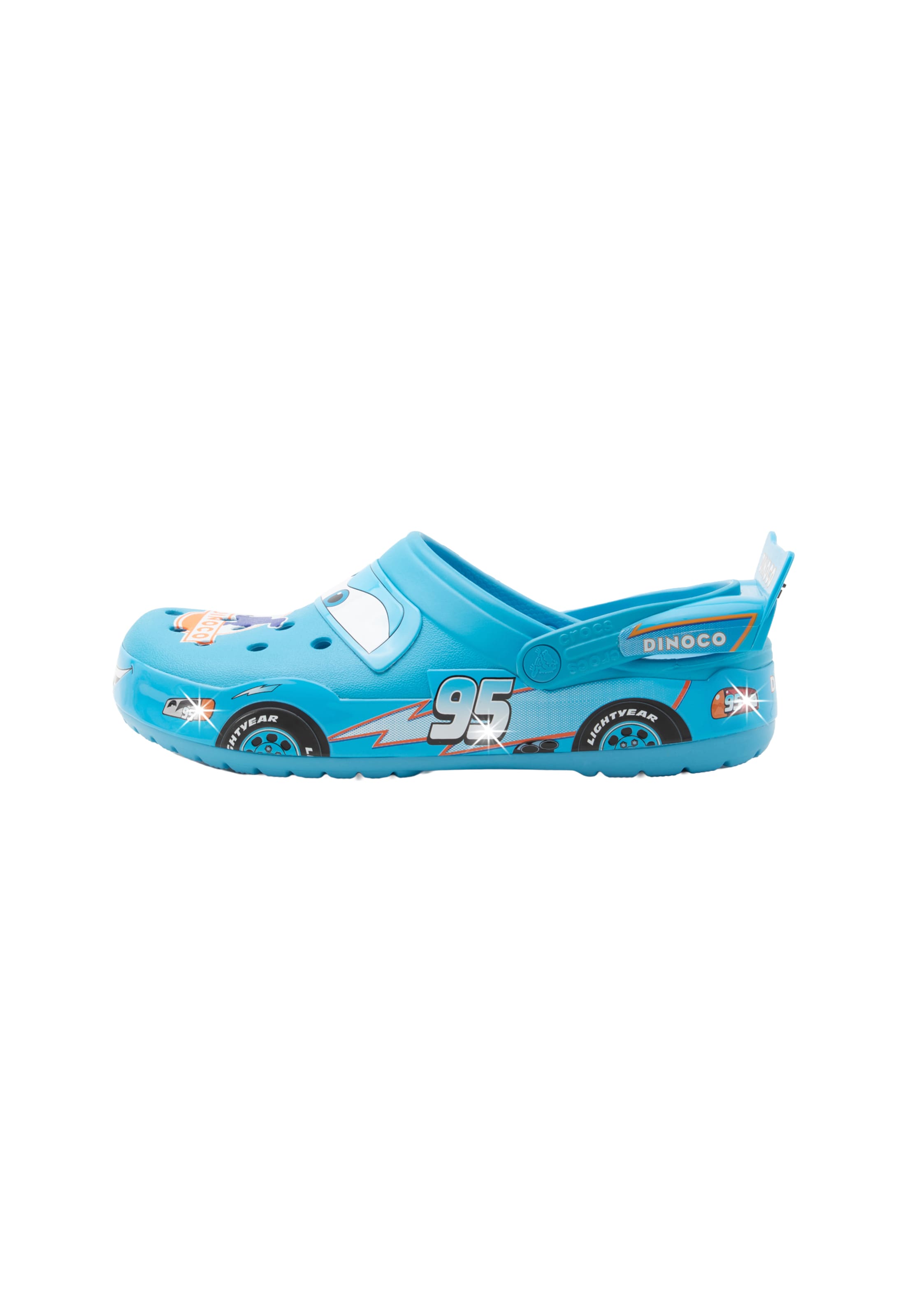 Crocs Clogs 'LMQ Dinoco Crocband' in Blue: front