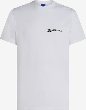 Maglietta di KARL LAGERFELD JEANS in bianco: frontale