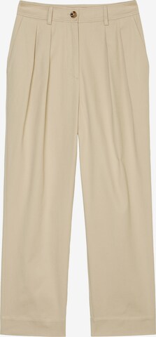 Marc O'Polo Loose fit Pleat-Front Pants in Beige: front