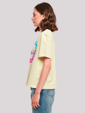 F4NT4STIC Shirt 'Alien Kopf' in Yellow