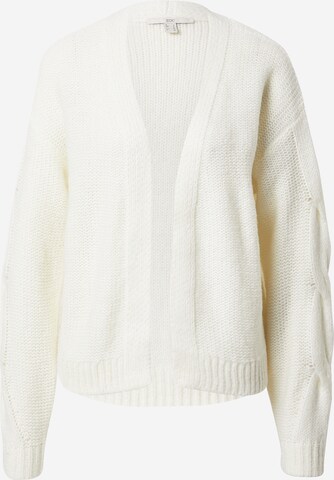 EDC BY ESPRIT Knit Cardigan in White: front