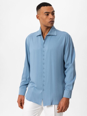 Antioch Regular fit Overhemd in Blauw