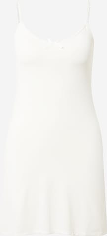Robe gainante 'Lise' Cream en blanc : devant