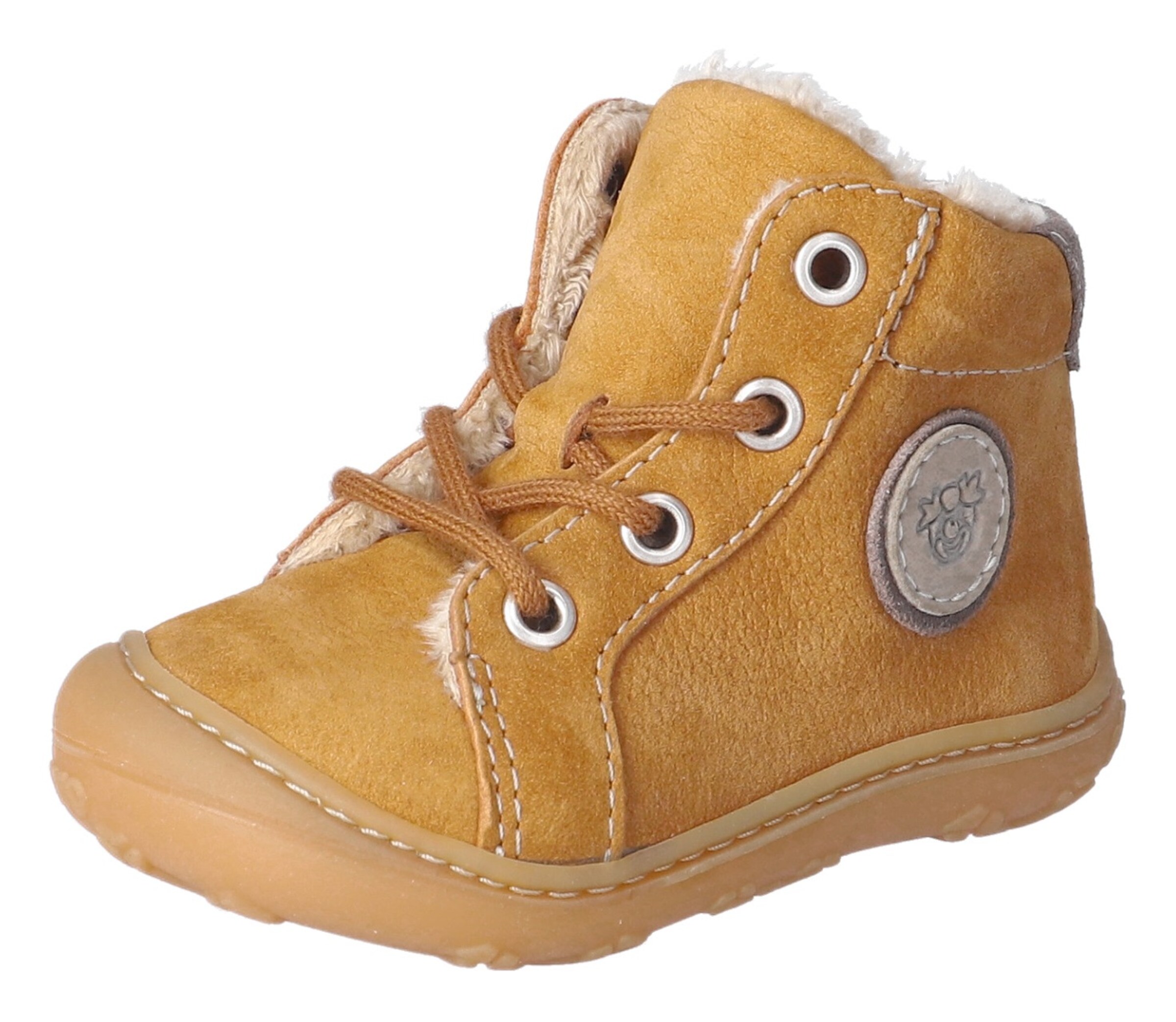 PEPINO by RICOSTA First-step shoe 'Georgie' in Yellow: front