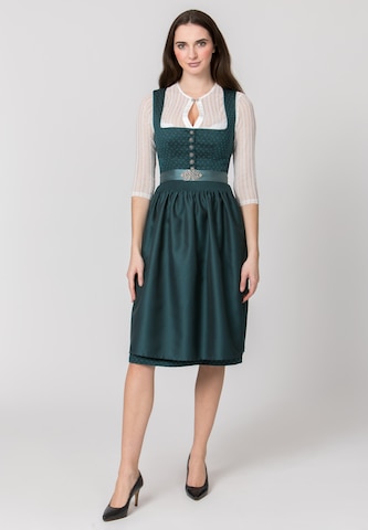 STOCKERPOINT Dirndl 'Cora' in Grün: Vorderseite