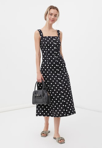 Finn Flare Summer Dress 'Dots' in Black