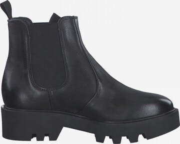 TAMARIS Chelsea boots i svart