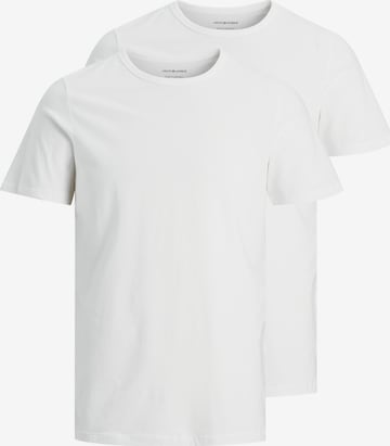 JACK & JONES Тениска в бяло: отпред