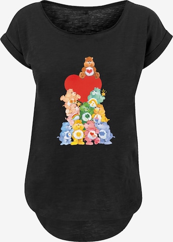 F4NT4STIC Shirt 'Care Bears The Original 10' in Black: front
