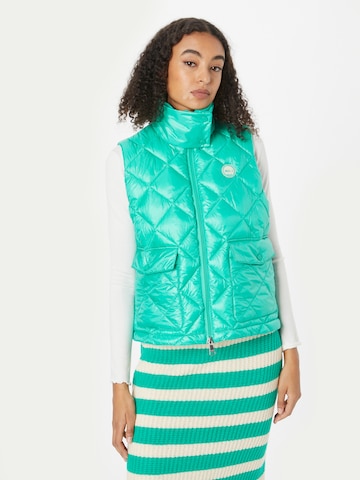 Gilet 'CELINE' di No. 1 Como in verde: frontale