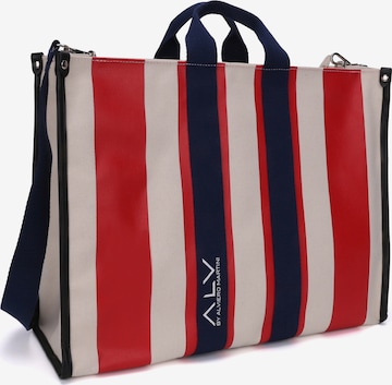 Shopper di Alviero Martini in blu: frontale