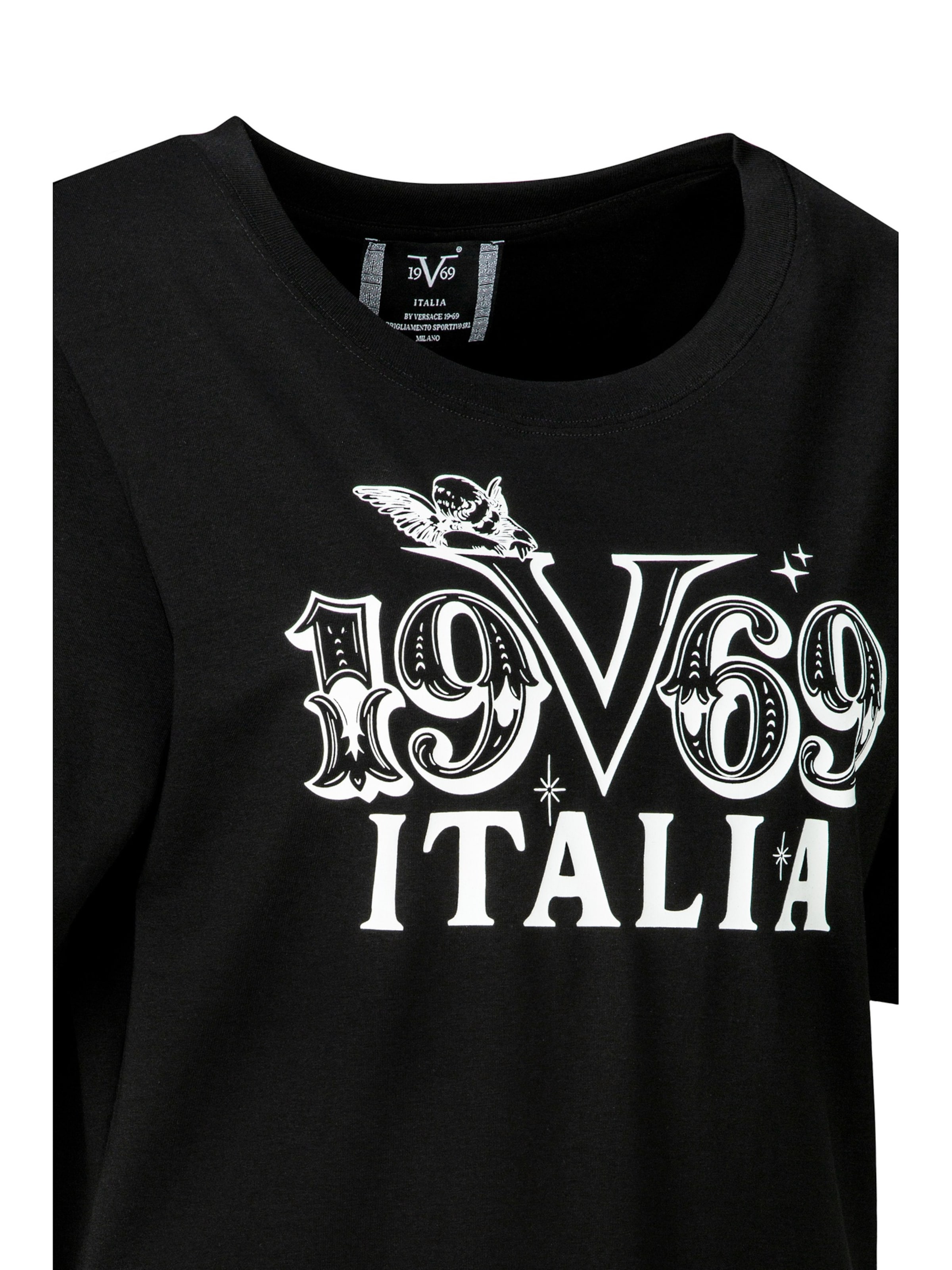 19V69 ITALIA Shirt in Zwart