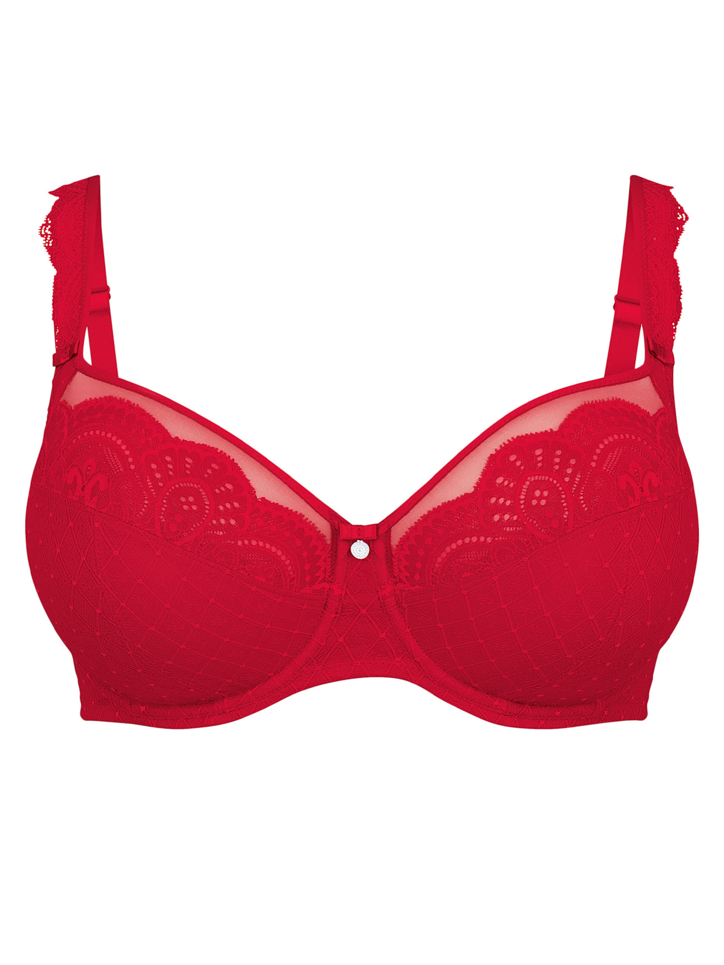 ROSA FAIA BH 'ROSA FAIA Bügel-BH Selma' in Rot: Vorderseite