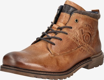 Bottines à lacets 'Vittore' bugatti en marron : devant