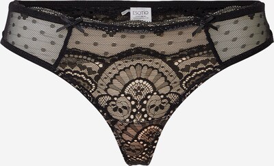 ESOTIQ String en noir, Vue avec produit