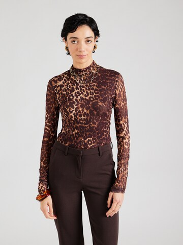 Harper & Yve T-shirt i brun: framsida