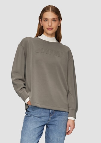 s.Oliver Sweatshirt in Braun: Vorderseite