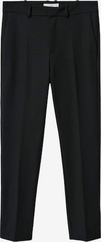 MANGO Pleated Pants 'Cofi' in Black: front