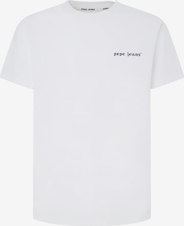 Pepe Jeans T-Shirt 'CLAUS' in Weiß: Vorderseite