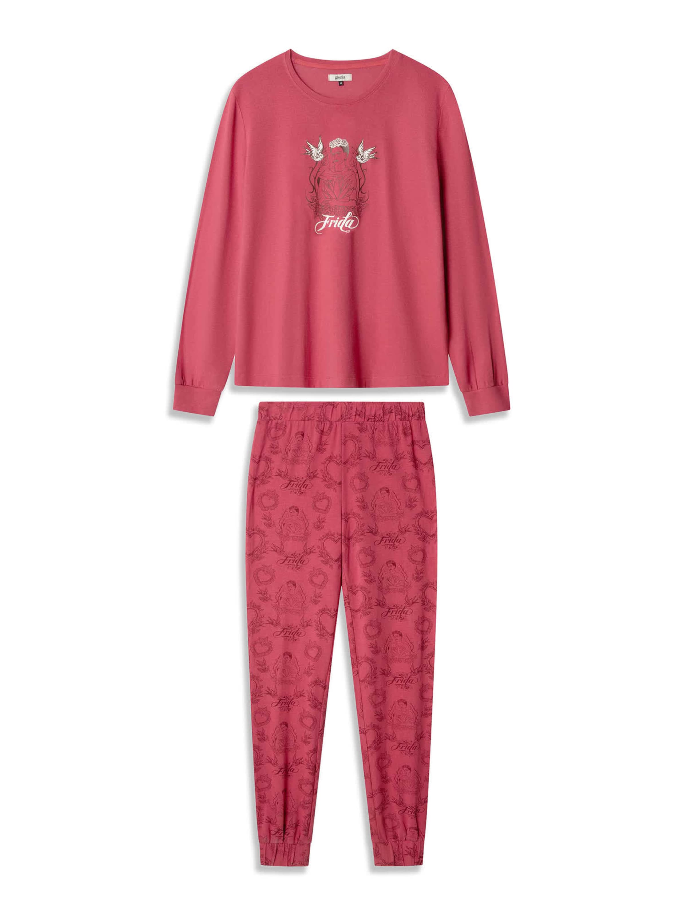 Gisela - Pijama en rosa: frente