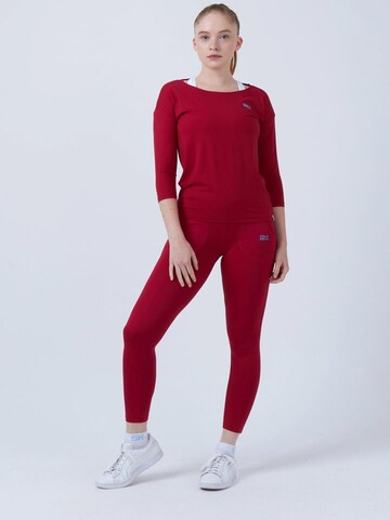 SPORTKIND Shirt '3/4 Loose Fit' in Red: front