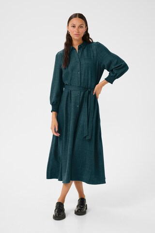 Kaffe Blousejurk 'Ellen' in Groen: voorkant