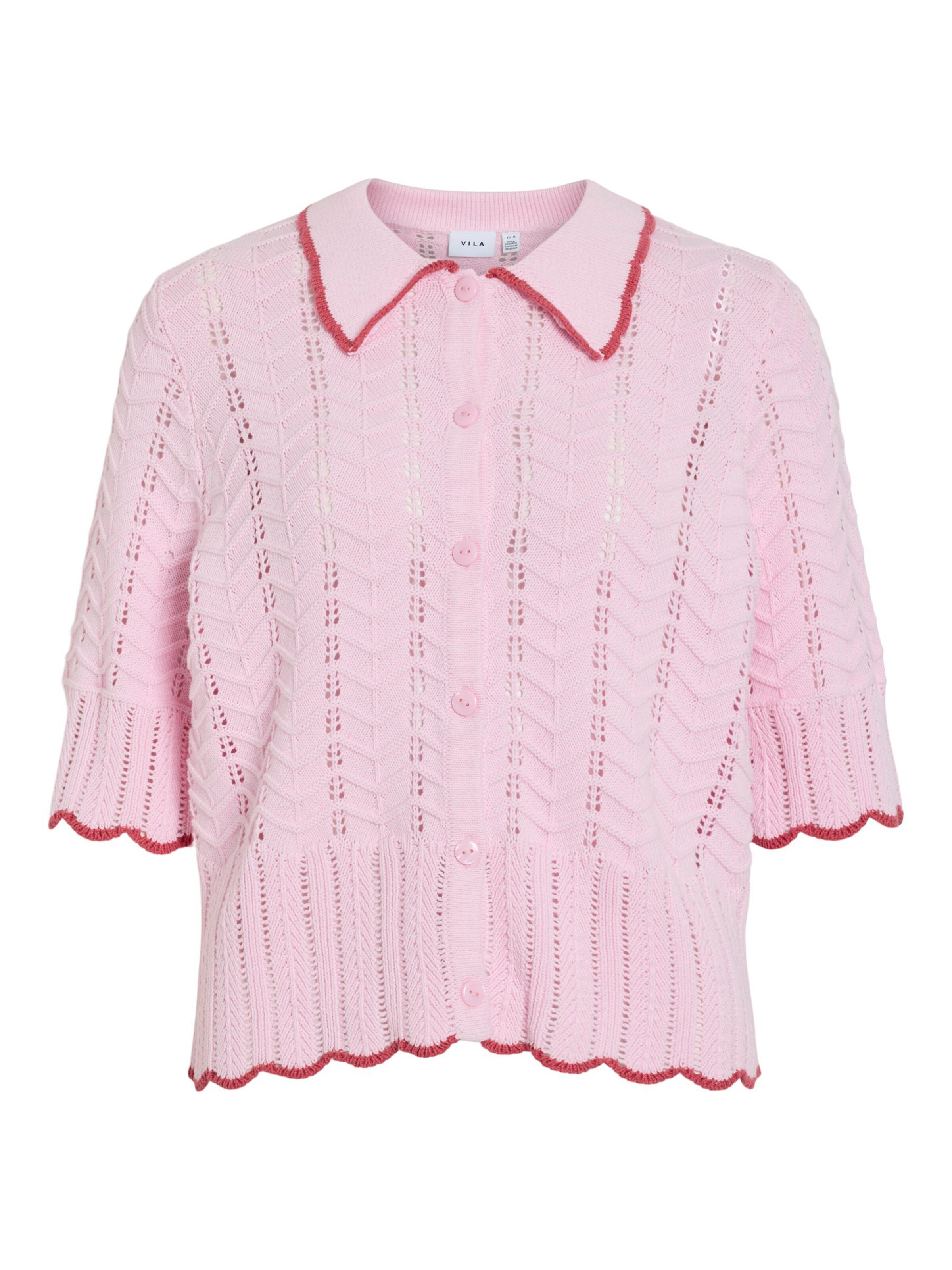 VILA Knit Cardigan 'VIZinnia' in Rose / Magenta, Item view
